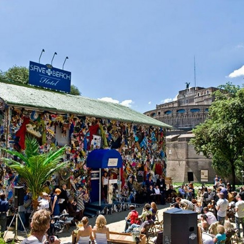 Rome Builds a Hotel From Beach Trash Amusing